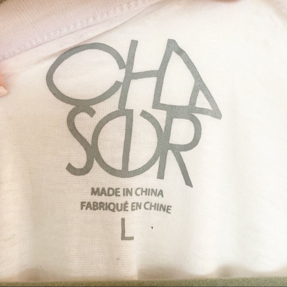 Chaser The Who White Open Cold Shoulder Tee Large Indie Sleaze - Picture 4 of 6